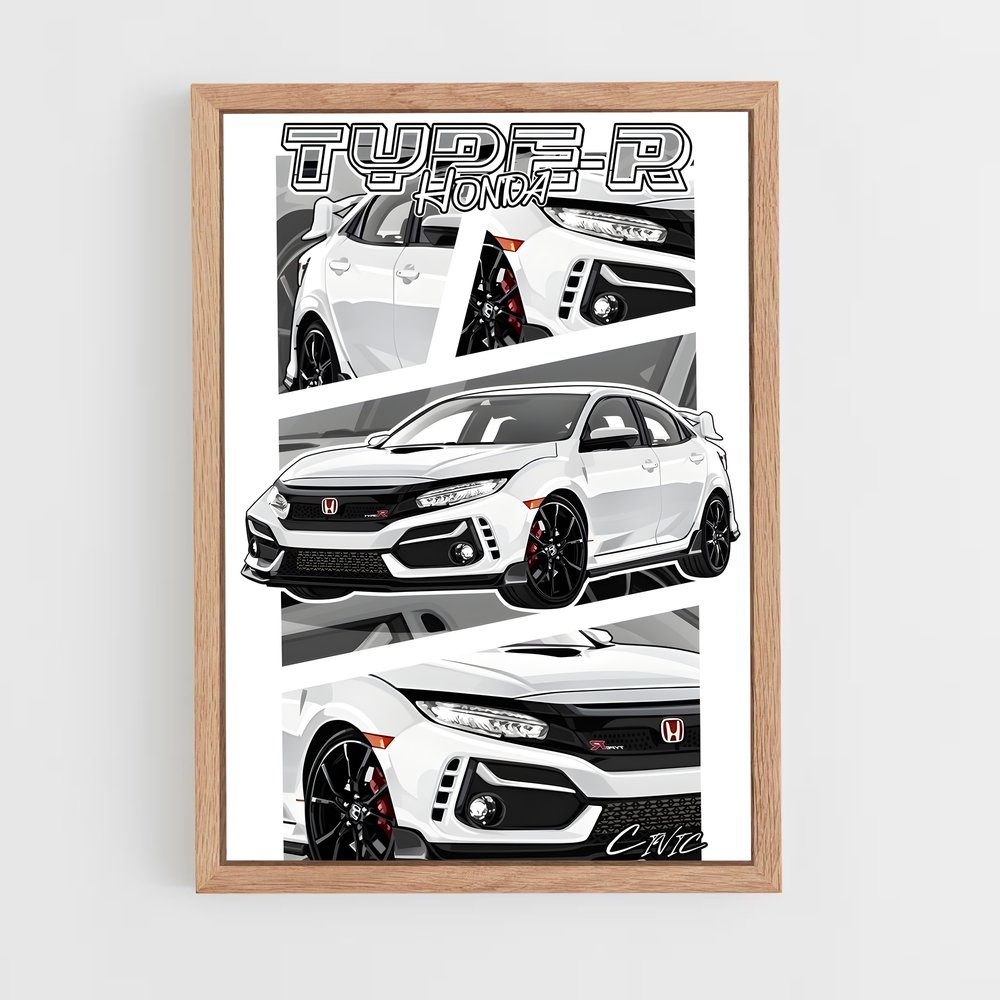 Poster Civic Power – affiche Honda (vue 4)